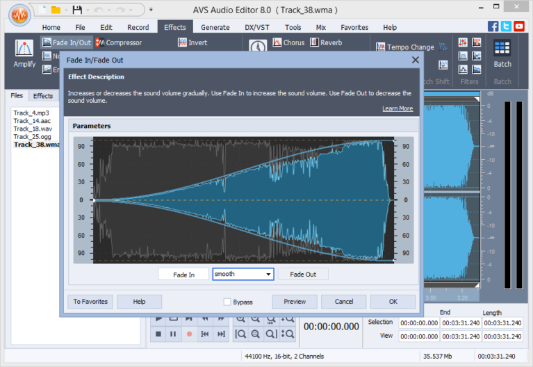 avs video remaker audio settings