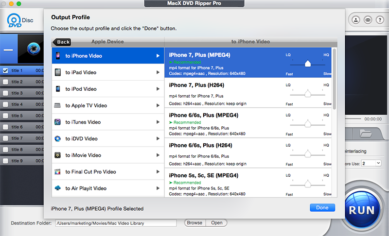 MacX DVD Ripper Pro Screenshot 2