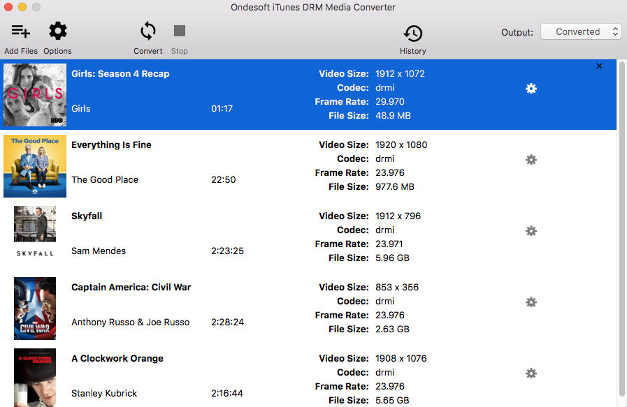 ondesoft itunes drm media converter mac