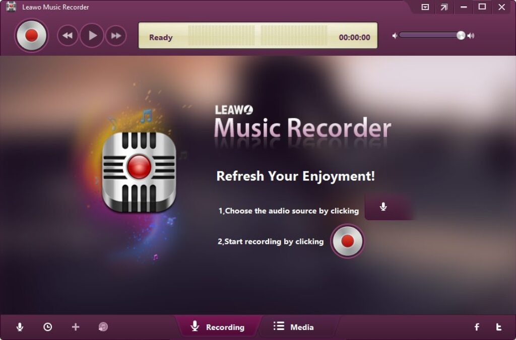 Leawo Music Recorder Screenshot