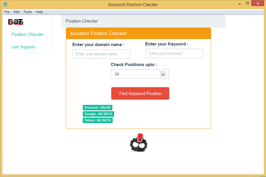 Bot99 Keyword Position Checker Screenshot