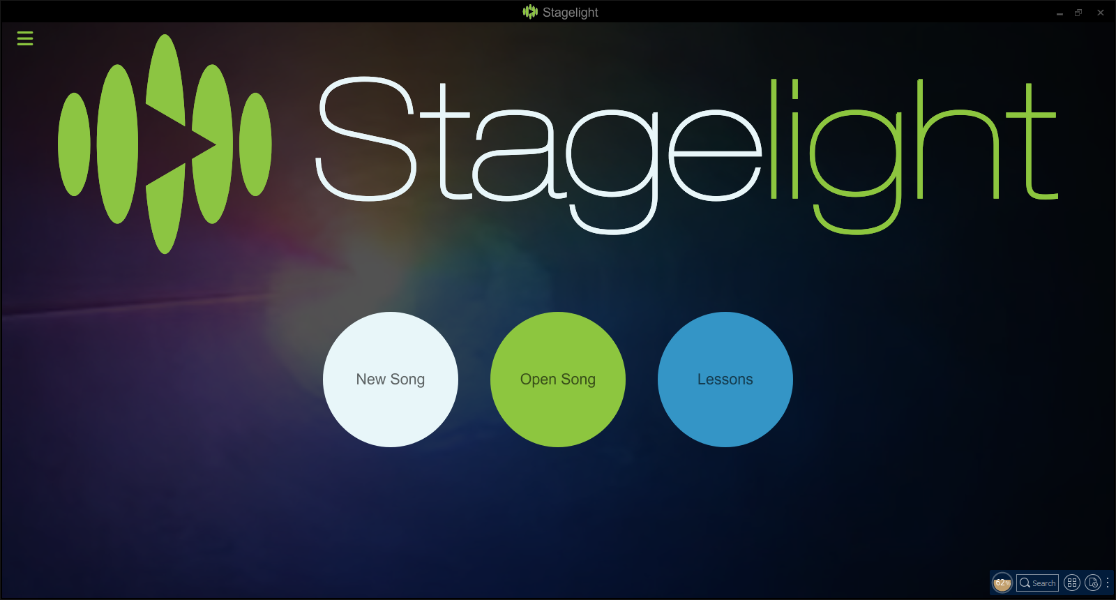 StageLight Core + mixer Stagelight desktop core screen