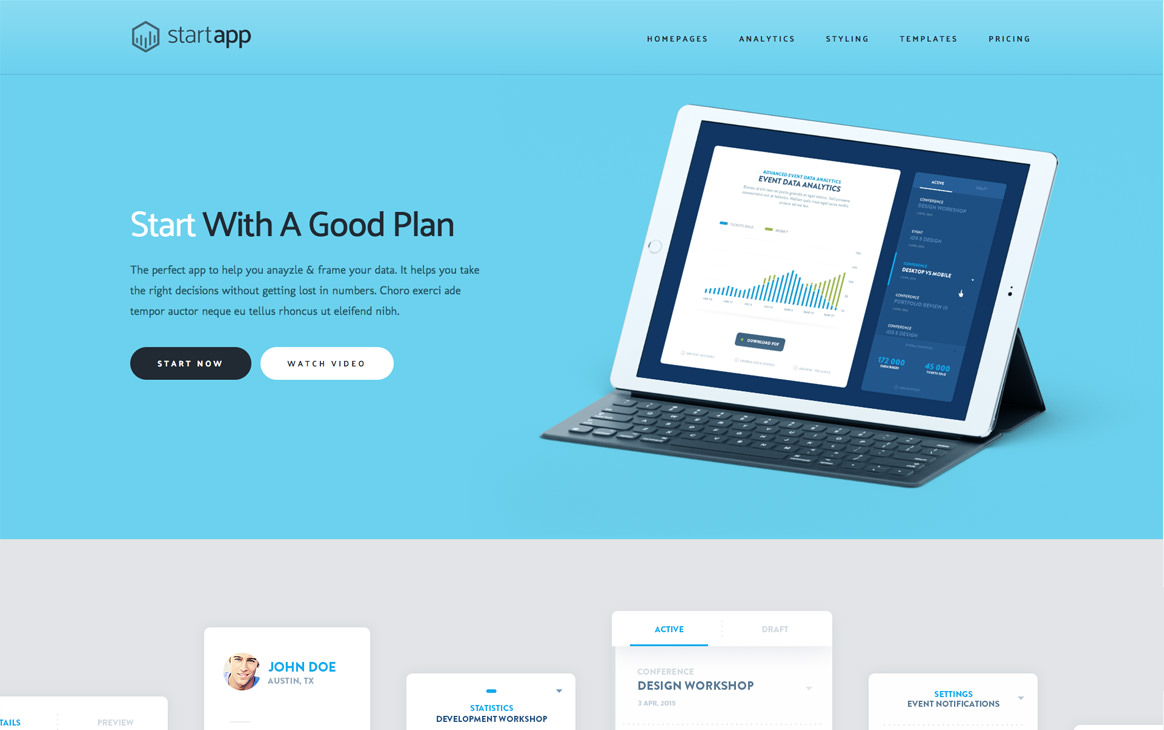 The Core - ThemeFuse Multi-Purpose WordPress Theme - startapp theme