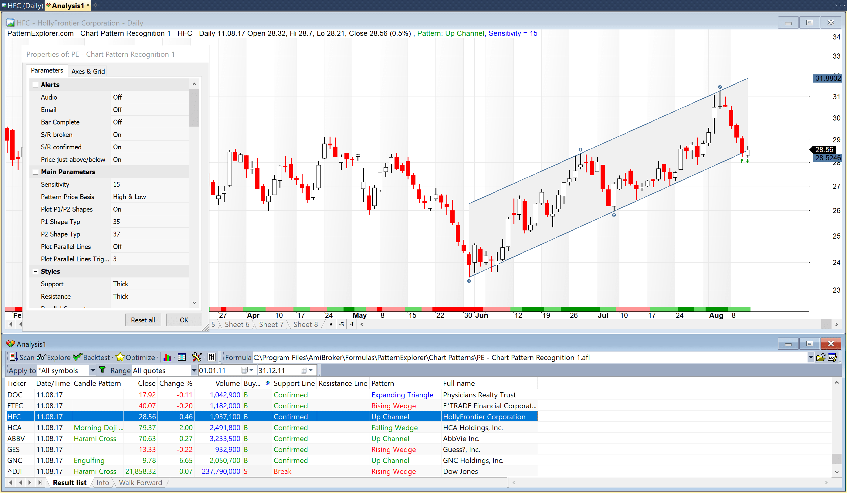 PatternExplorer Screenshot