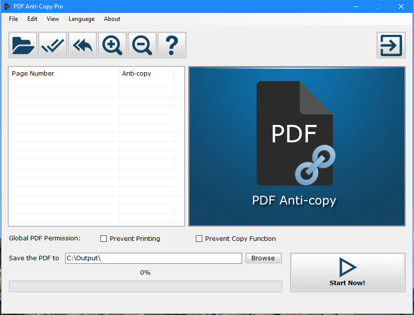 PDF Anti-Copy Pro Screenshot