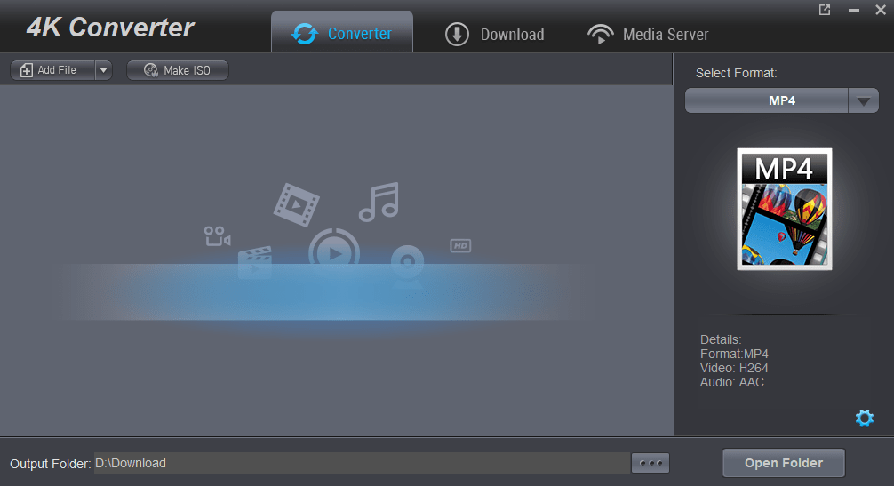 Dimo 4K video Converter Screenshot