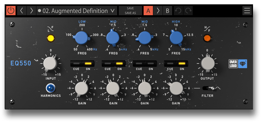 Overloud EQ550 Screenshot