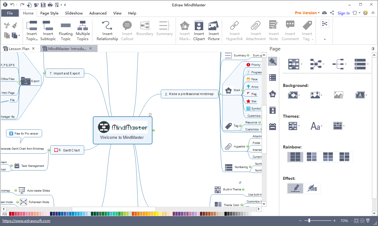 Edraw MindMaster Pro Interface