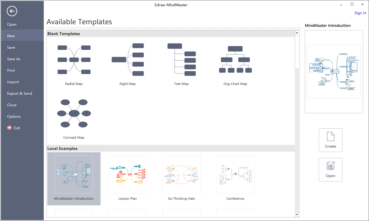 Edraw MindMaster Pro Templates