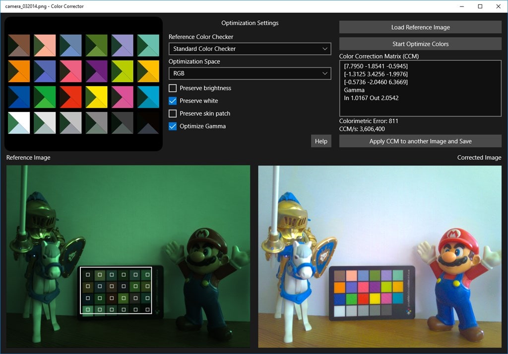 Color Corrector Windows 10 Screenshot