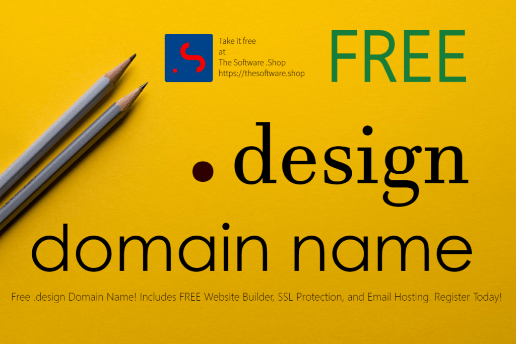 Free .Design domain name