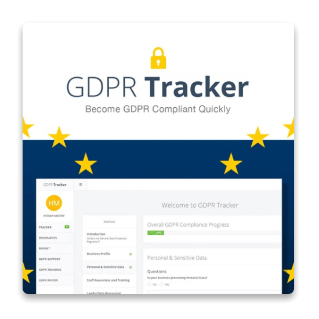 GDPR Tracker review coupon Lifetime Access Appsumo