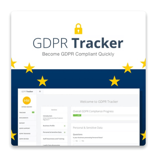 90% Off on GDPR Tracker Lifetime Access – GDPR Compliance for Samll Business