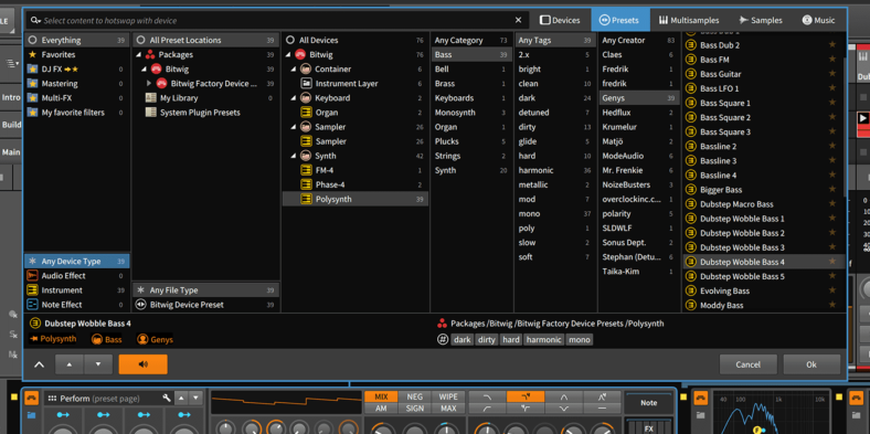 bitwig studio demo songs package bitwig studio demo songs package