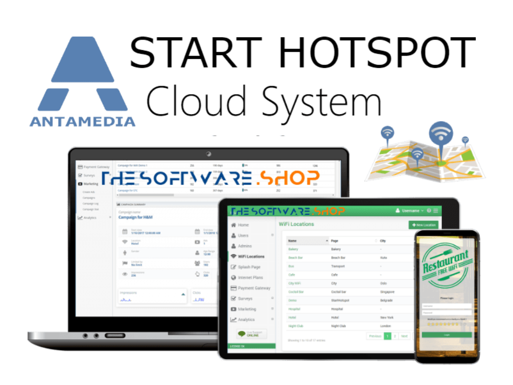 Antamedia Start Hotspot Cloud System review free license coupon