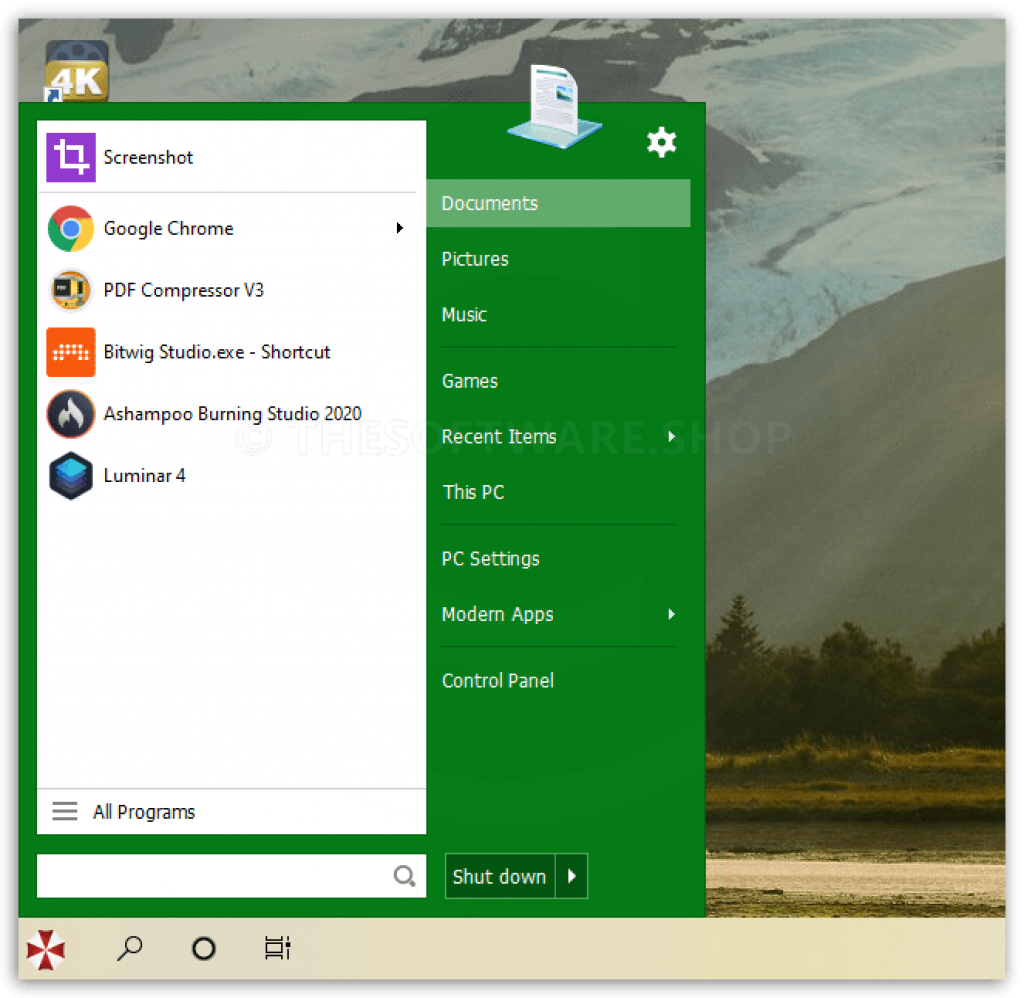 IObit Start Menu 8 PRO Screenshot