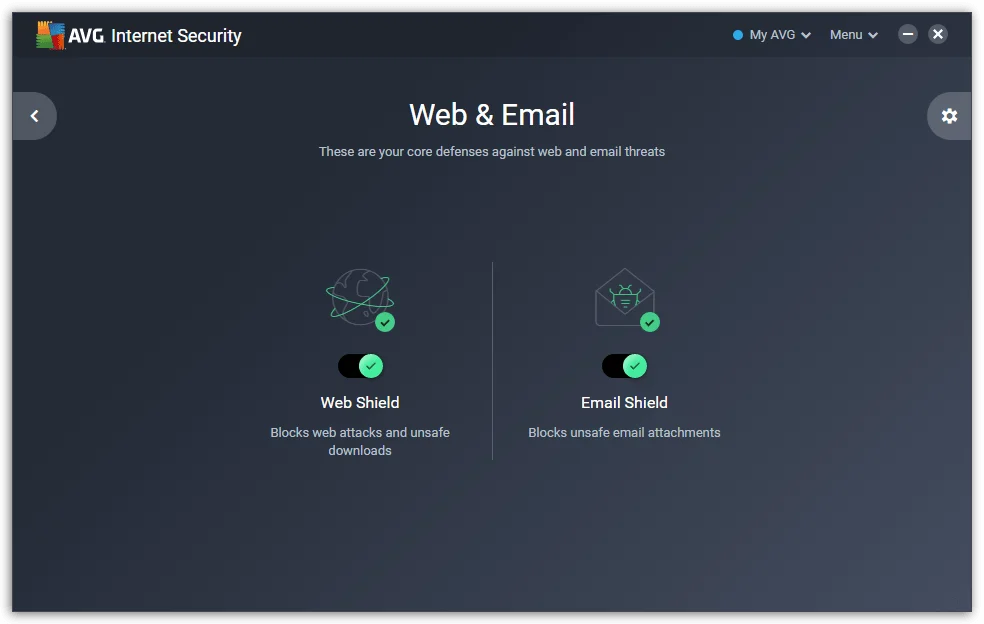 AVG-Internet-Security - Web & Email Protection