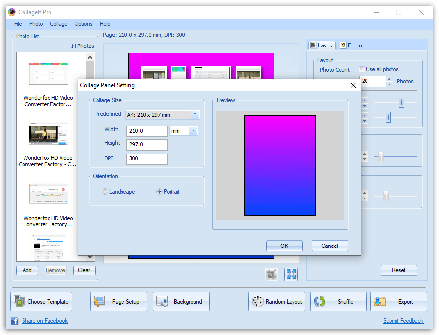 Page Setup