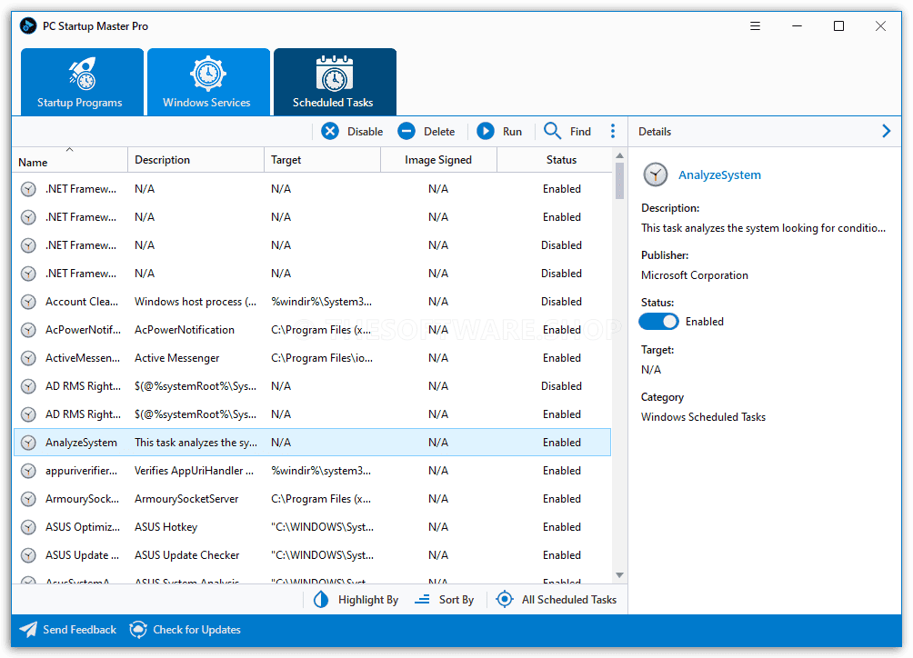 PC Startup Master Pro Scheduled Task