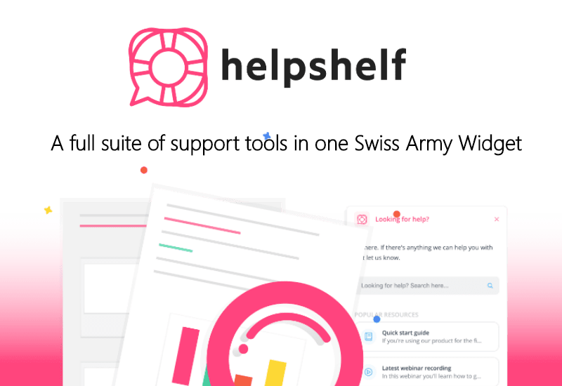 91% Off on HelpShelf Professional – Lifetime Access – A Full Suite of Support Tools in One Swiss Army Widget