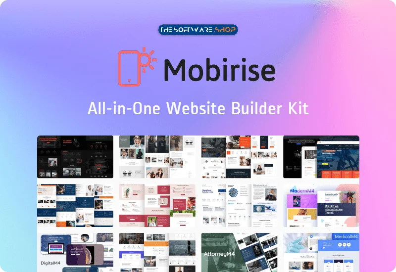 99% Off – Mobirise AI Website Builder Kit  – Unlimited Access to ALL Best Premium Extensions & Themes for Mobirise AI