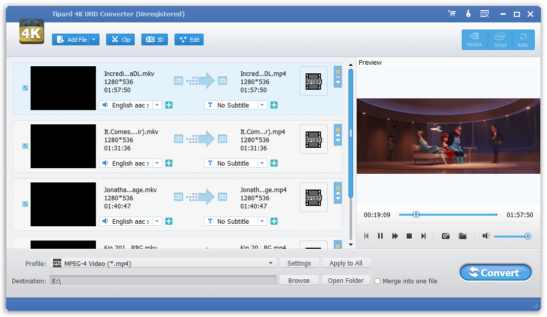 Tipard 4K UHD Converter - Videos
