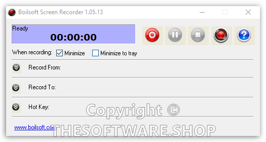 BoilSoft Screen Recorder Screenshot