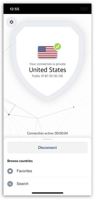 BullGuard VPN iOS