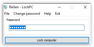 ReGen LockPC Screenshot