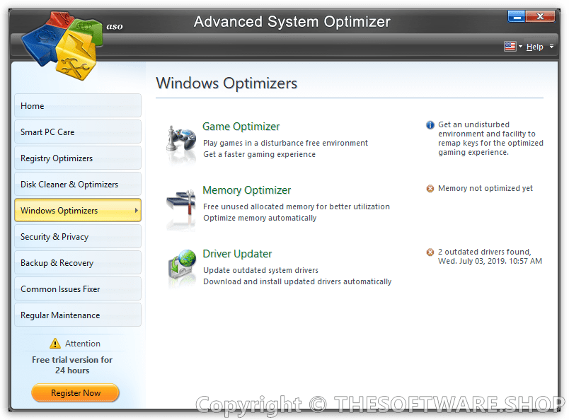 Systweak Advanced System Optimizer - Windows Optimizers