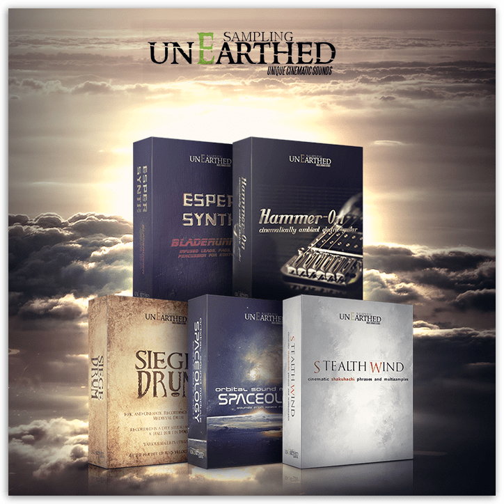 80% Off Cinematic Bundle by unEarthed Sampling – 5-in-1 Extreme Cinematic Instruments – for Kontakt