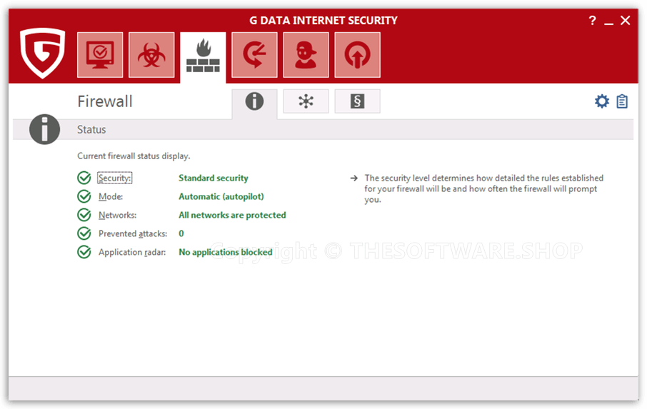 G DATA Internet Security - Firewall