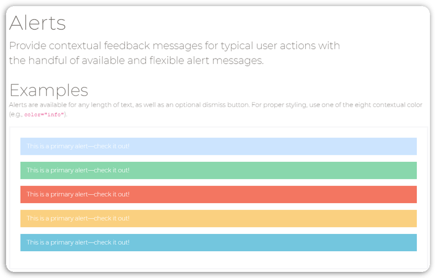 Paper Kit PRO React - Alerts