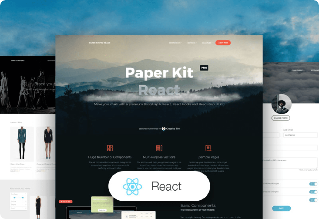 Paper Kit PRO React Review Free Demo Download Discount Coupon