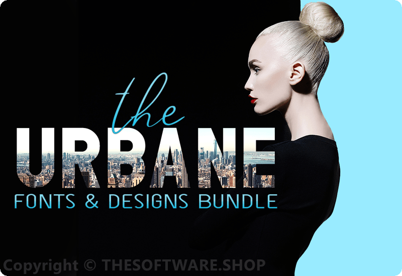 99% Off The Urbane Fonts and Designs Bundle – 99 Fonts & 1000+ Designs