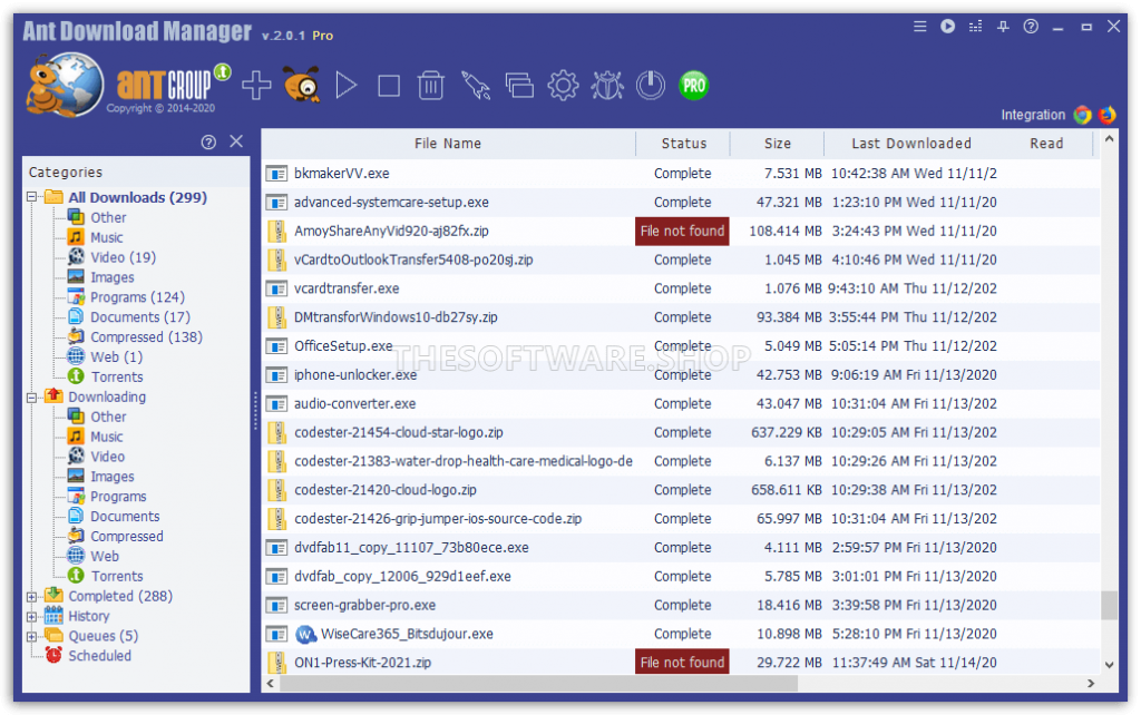 Ant Download Manager Pro 2.10.4.86303 instaling