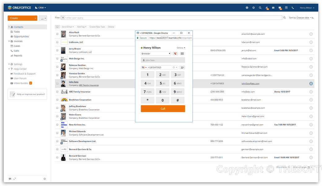 ONLYOFFICE CRM