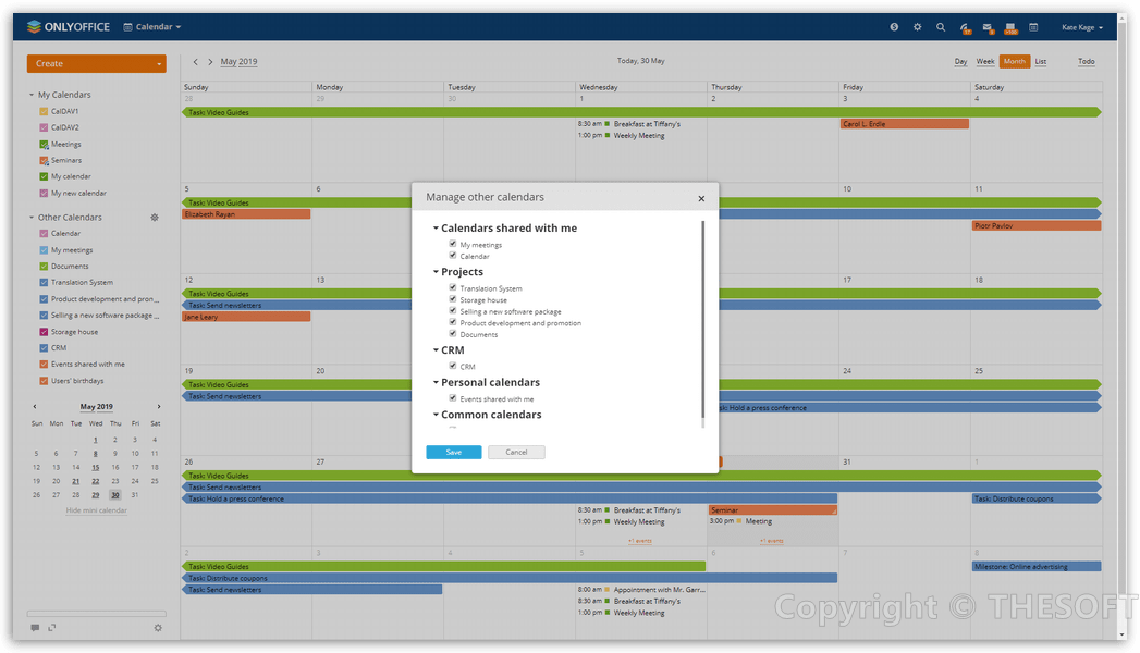 ONLYOFFICE Calendar