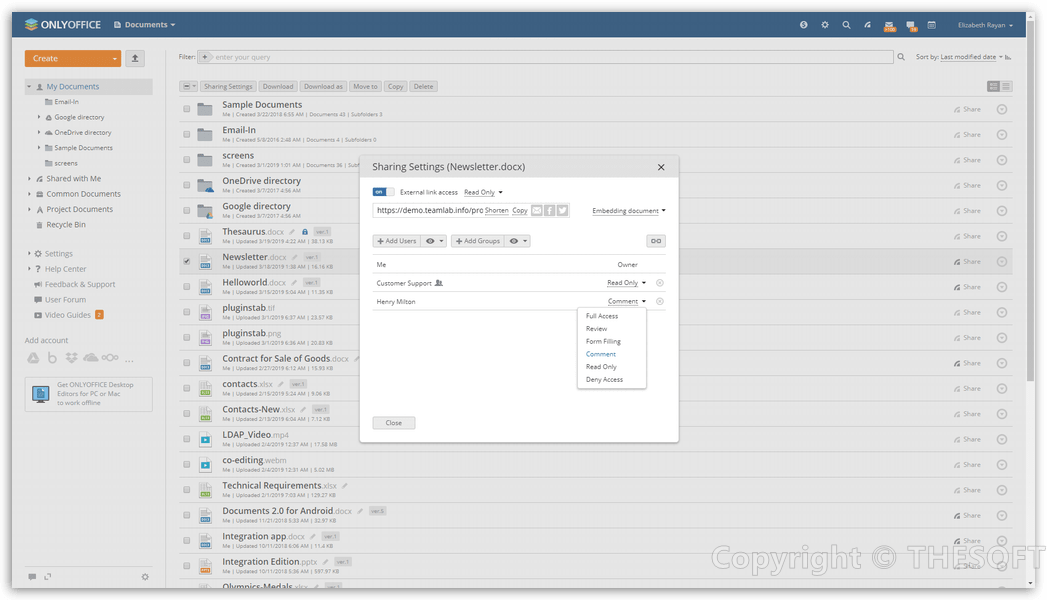 ONLYOFFICE Documents Collaboration