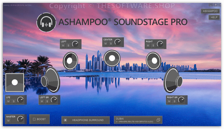 Ashampoo Soundstage PRO Screenshot