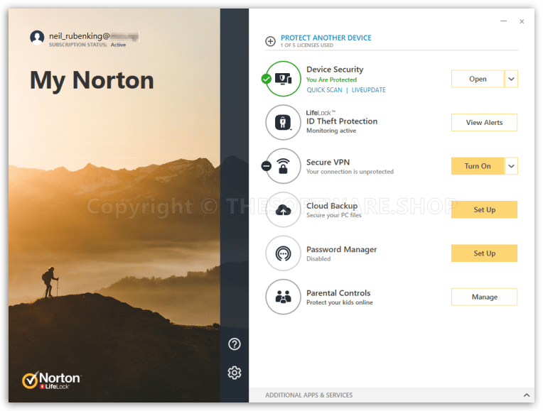 Symantec Norton 360 with LifeLock - Account