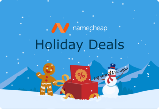 Namecheap Holiday Deals discount coupon