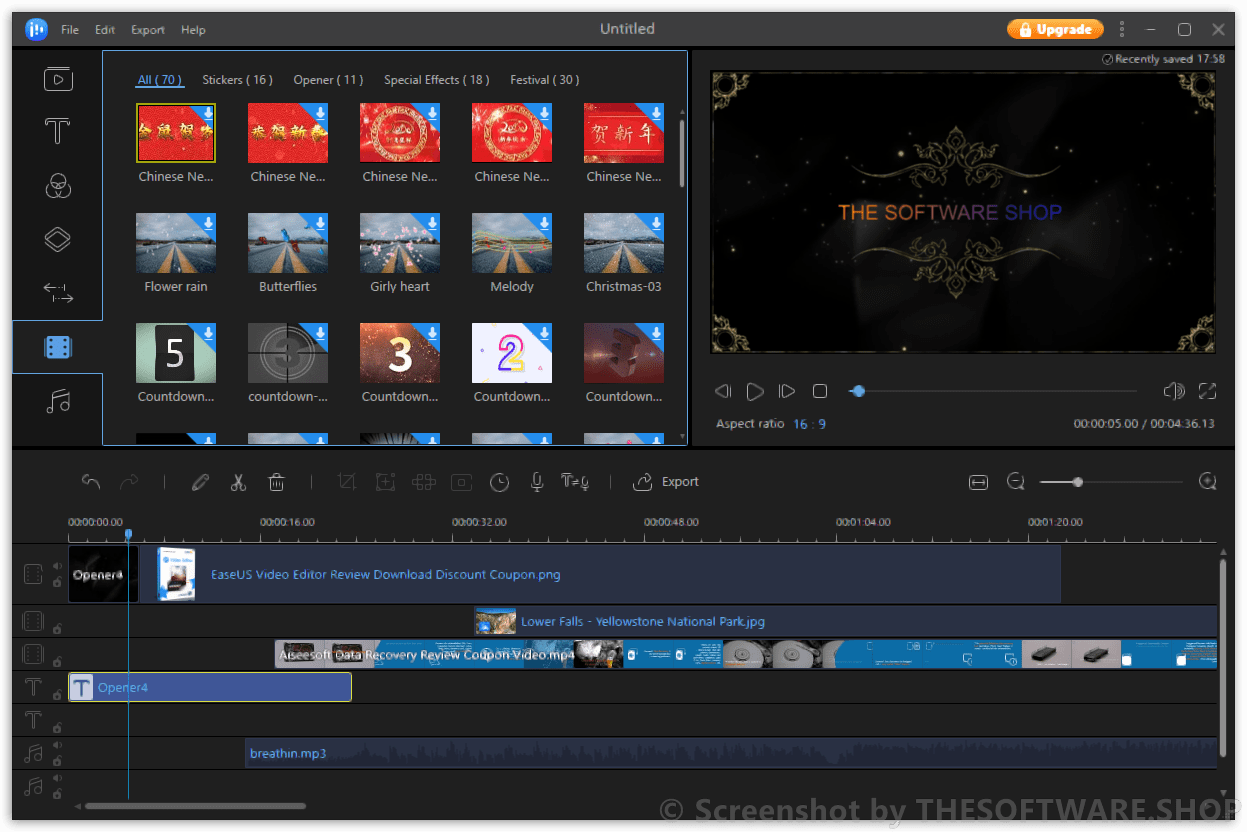 EaseUS Video Editor - Element