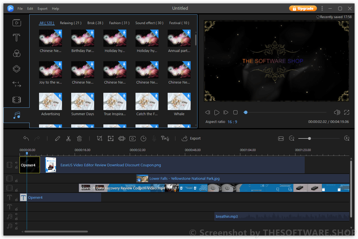 EaseUS Video Editor - Music