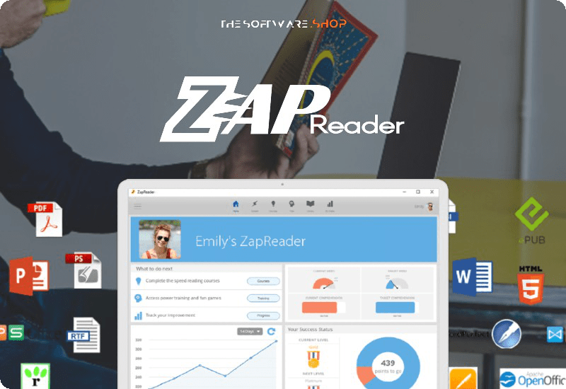 91% Off Zap Reader – Lifetime Subscription – The Super-productive Speed E-Reader – for Windows & Mac OS X