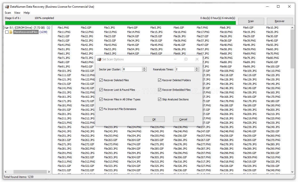 DataNumen Data Recovery -Business License for Commercial Use- 00683 Screenshot