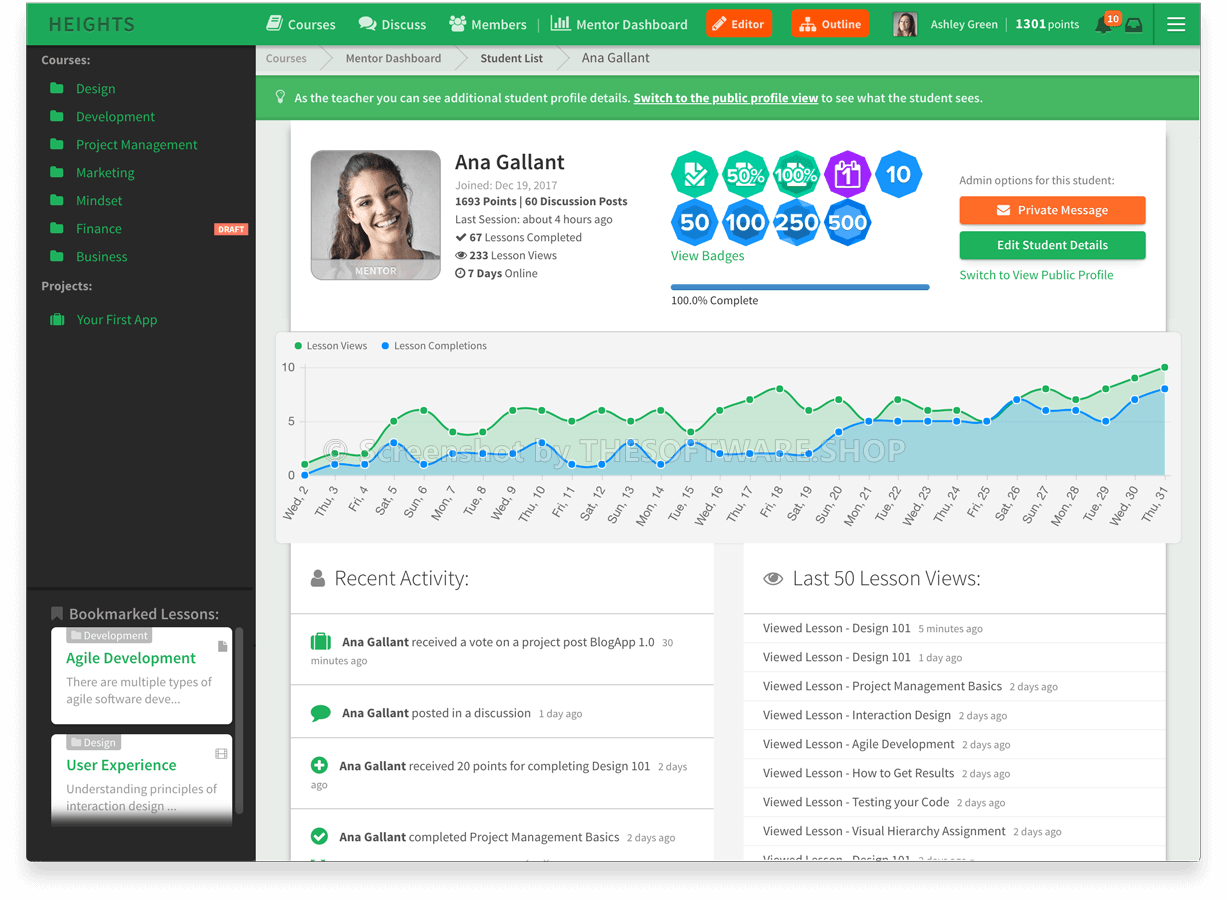 Heights Platform Student Analytics