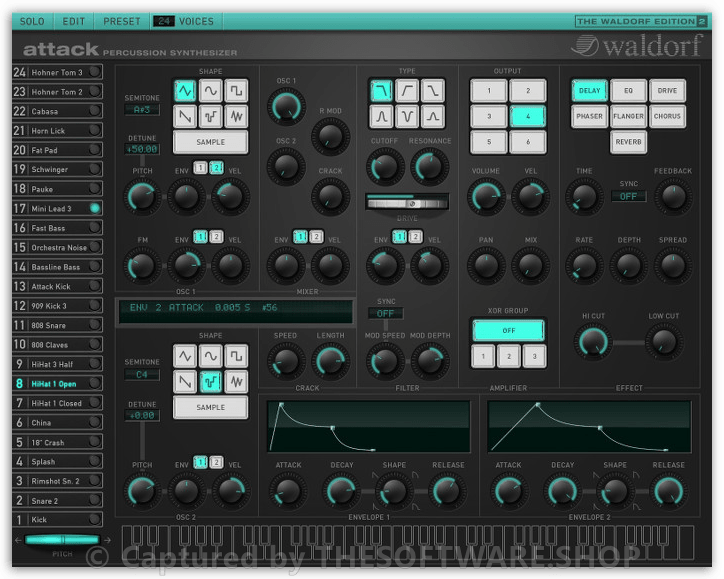 Waldorf Edition 2 Attack