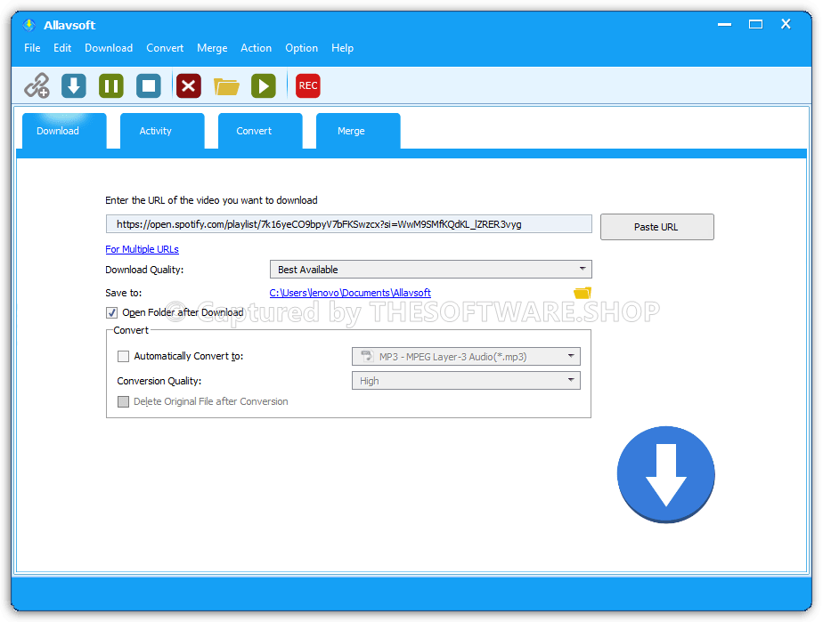 instaling Video Downloader Converter 3.25.8.8606