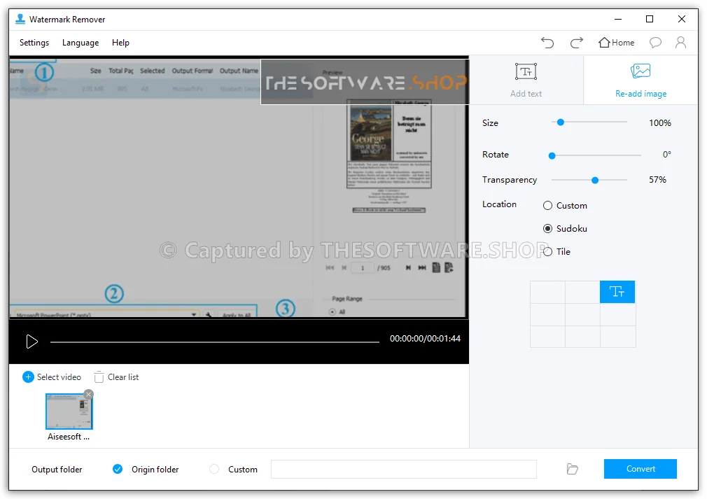 Apowersoft Watermark Remover- Video Watermark Screenshot